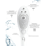 Насадка для душа WOMANIZER WAVE белая 26807700
